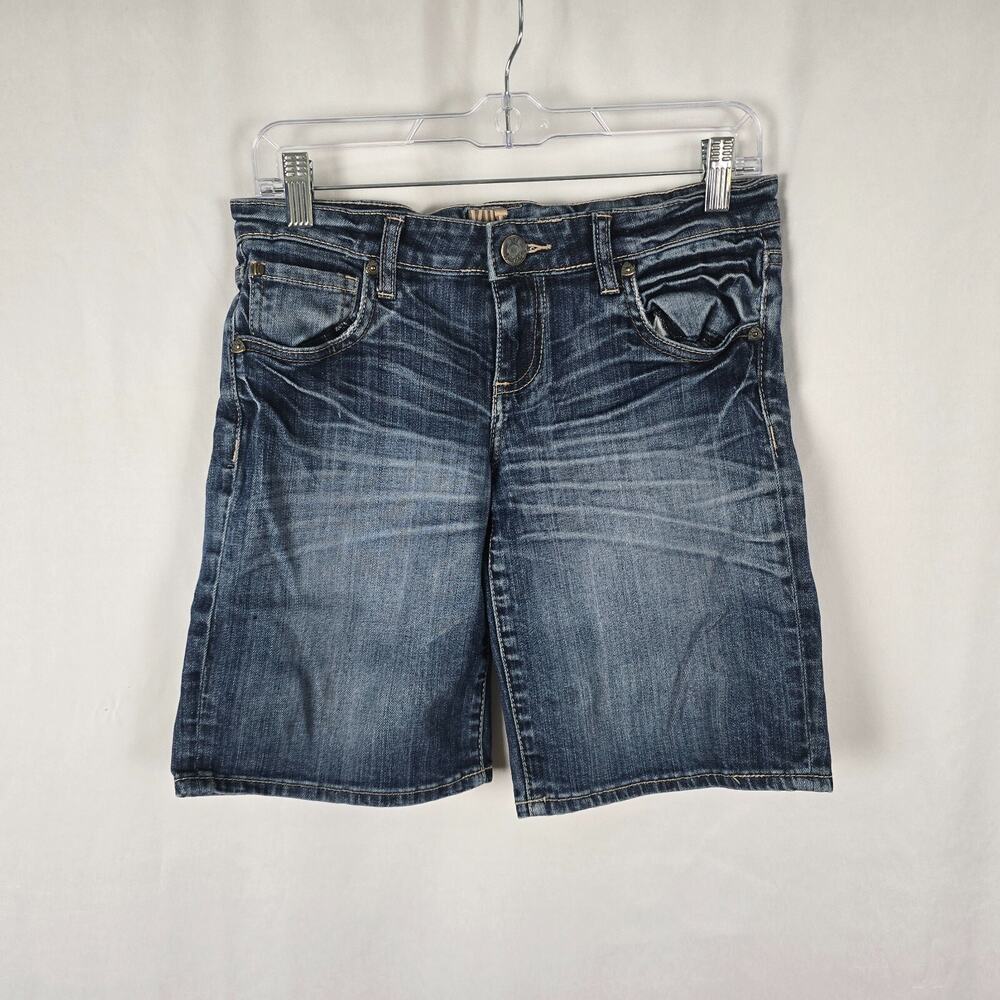 Kut from the Kloth Jean Shorts Women's 2 Blue Medium Wash Fade